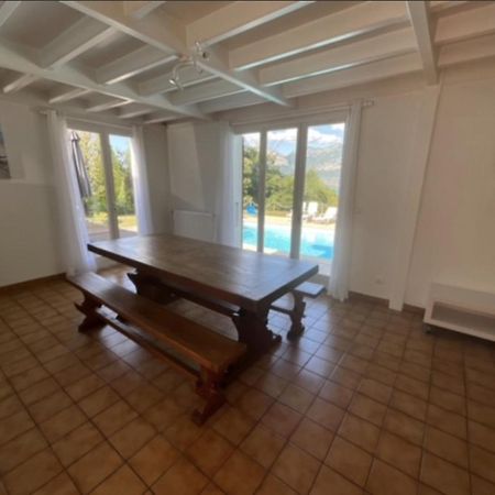 Villa Avec Piscine, Vue Lac Et Montagne Sévrier Eksteriør billede