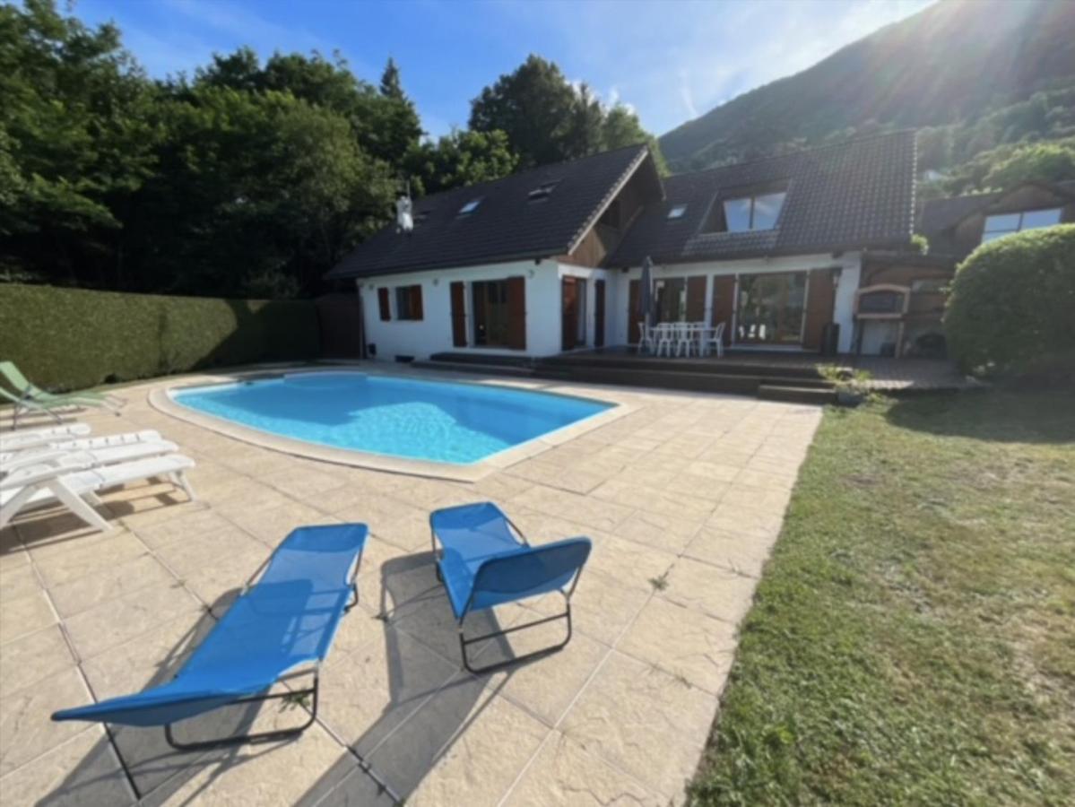 Villa Avec Piscine, Vue Lac Et Montagne Sévrier Eksteriør billede