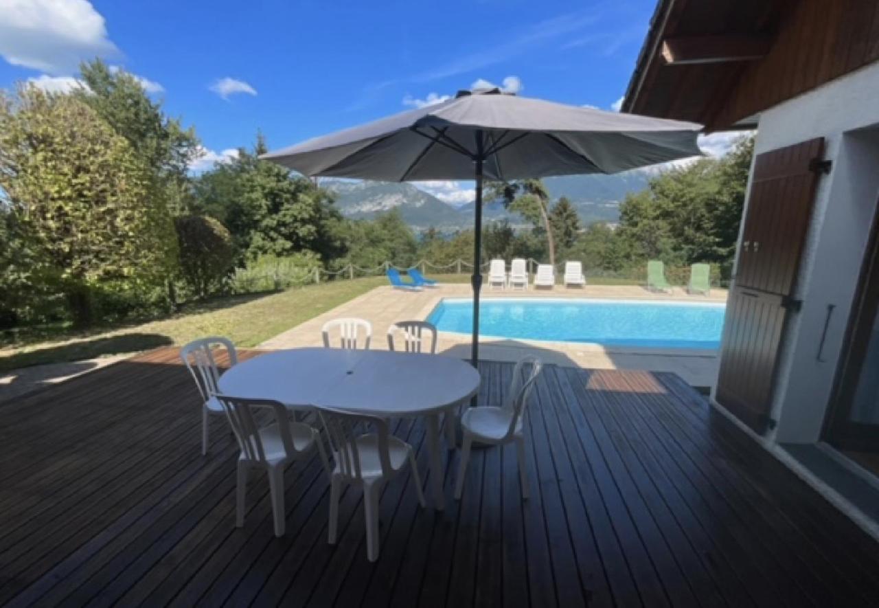 Villa Avec Piscine, Vue Lac Et Montagne Sévrier Eksteriør billede